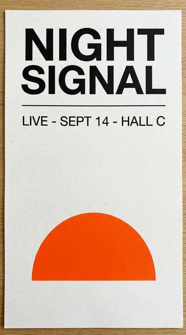 Typographic poster sample generated with Nano Banana 2