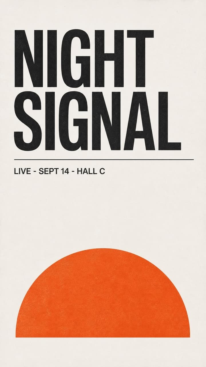 Typographic poster sample generated with GPT Image 2