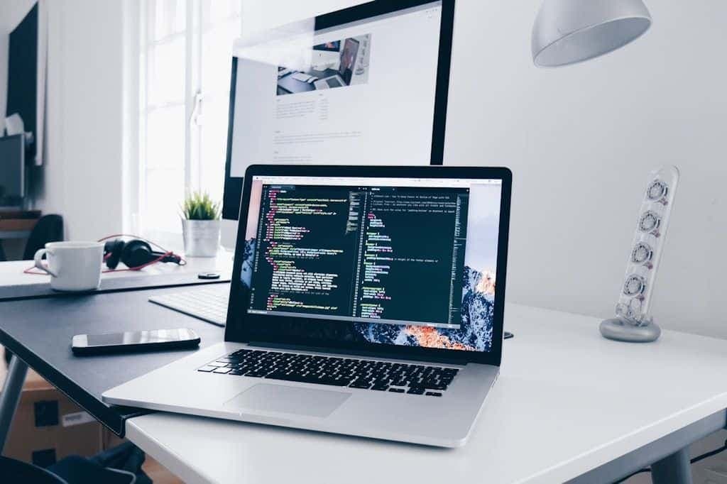 A developer's screen filled with lines of source code.